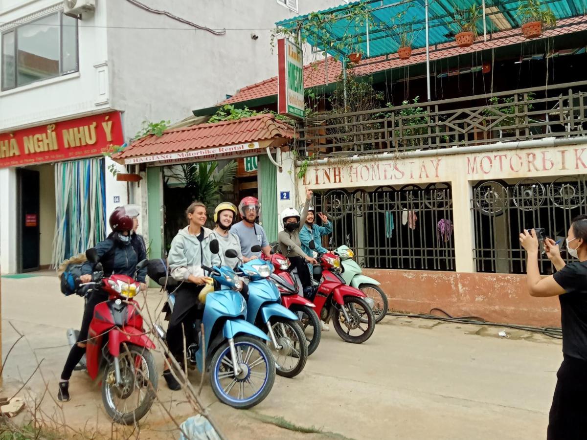 Linh Homestay And Motorbikes Rent ها جيانج المظهر الخارجي الصورة
